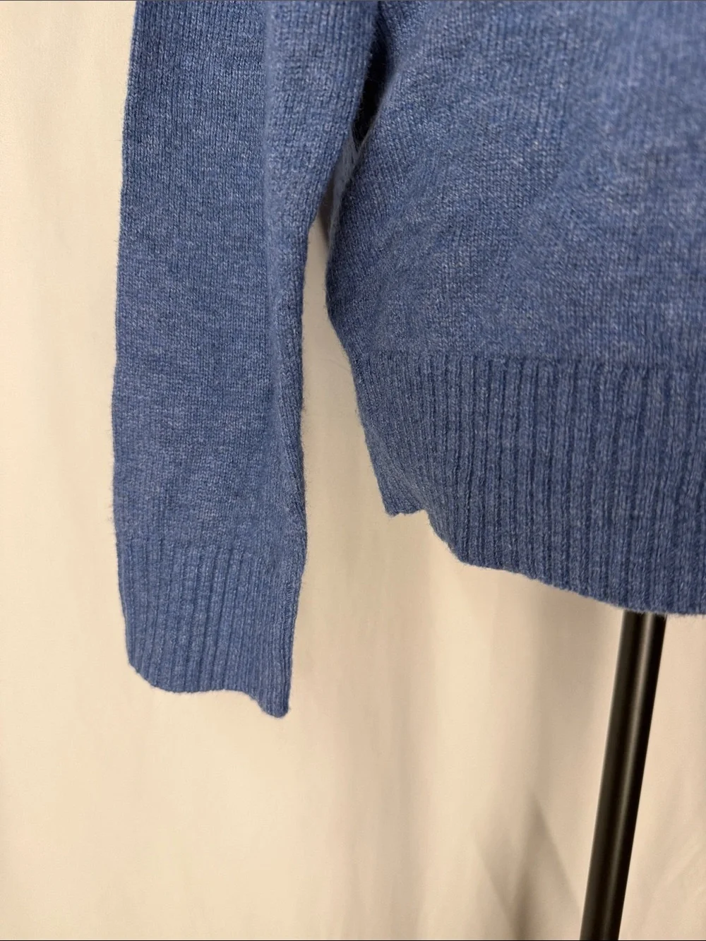 J. Crew Heather Blue Crewneck Sweater